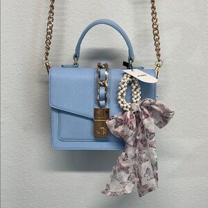 Aldo | Handbag w/ Removable Crossbody Strap & Hair Scrunchie/Bag Charm